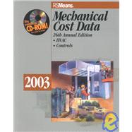 Mechanical Cost Data by Mossman, Melville J., 9780876296806