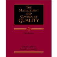 Management and the Control of Quality with Student CD-ROM by Evans, James R.; Lindsay, William M., 9780324066807