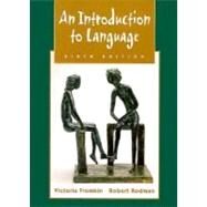 Introduction to Language by Fromkin, Victoria, 9780030186820