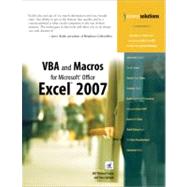 Vba And Macros For Microsoft Office Excel 2007 by Jelen, Bill; Syrstad, Tracy, 9780789736826