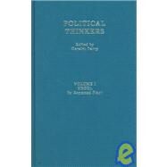Political Thinkers: From Aristotle to Marx by Parry,Geraint, 9780415326827