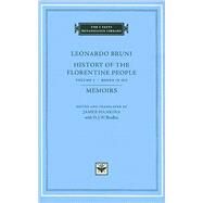 History of the Florentine People by Bruni, Leonardo, 9780674016828