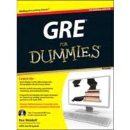 GRE For Dummies, Premier 7th Edition by Woldoff, Ron, 9781118136843
