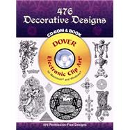 476 Decorative Designs CD-ROM and Book by Leighton, John, 9780486996851