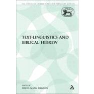 Text-linguistics and Biblical Hebrew by Dawson, David Allan, 9780567226853