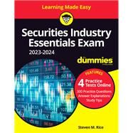 Securities Industry Essentials Exam 2023-2024 For Dummies with Online Practice by Rice, Steven M., 9781119886853