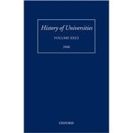 History of Universities Volume XXI/2 by Feingold, Mordechai, 9780199206858