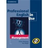 Professional English in Use Management with Answers by Arthur Mckeown , Ros Wright, 9780521176859