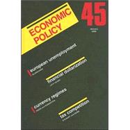 Economic Policy 45 by De Menil, Georges; Portes, Richard; Sinn, Hans-Werner; Baldwin, Richard; Bertola, Giuseppe; Seabright, Paul, 9781405136860