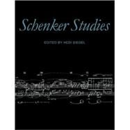Schenker Studies by Edited by Hedi Siegel, 9780521106863