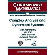 Complex Analysis And Dynamical Systems by Agranovskii, M. L.; Karp, Lavi; Shoikhet, David; Zalcman, Lawrence, 9780821836866
