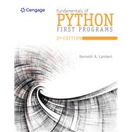 Fundamentals of Python: First Programs with 2021 Updates by Lambert, Kenneth, 9780357466872