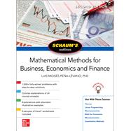 Schaum's Outline of Mathematical Methods for Business, Economics and Finance, Second Edition by Moises Pena-Levano, Luis; Dowling, Edward, 9781264266876