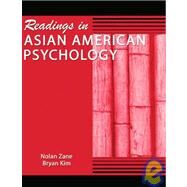 Readings in Asian American Psychology by Zane, Nolan, 9780757516887