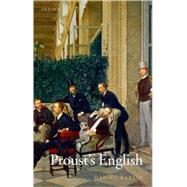 Proust's English by Karlin, Daniel, 9780199256891