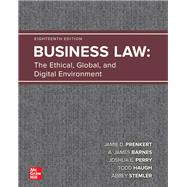 Business Law: The Ethical, Global, and Digital Environment [Rental Edition] by PRENKERT, 9781260736892