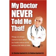 My Doctor Never Told Me That! by Spurlock, Christine, 9781600376894