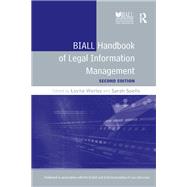BIALL Handbook of Legal Information Management by Worley,Loyita, 9780815346906