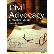 Civil Advocacy by Foster,Charles, 9781138156906