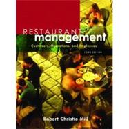 Restaurant Management Customers, Operations, and Employees by Mill, Robert Christie, 9780131136908