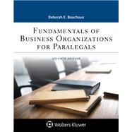 Fundamentals of Business Organizations for Paralegals by Bouchoux, Deborah E., 9781543826920