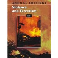 Annual Editions : Violence and Terrorism 03/04 by DUSHKIN, 9780072816921