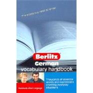 Berlitz German Vocabulary Handbook by Berlitz Guides, 9789812466921