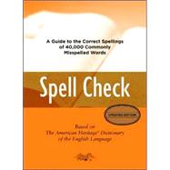 Spell Check by Houghton Mifflin Company, 9780618846924