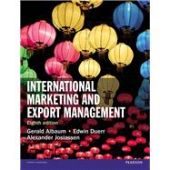 International Marketing and Export Management by Albaum, Gerald; Duerr, Edwin; Josiassen, Alexander, 9781292016924
