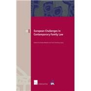 European Challenges in Contemporary Family Law by Boele-Woelki, Katharina; Sverdrup, Tone, 9789050956925