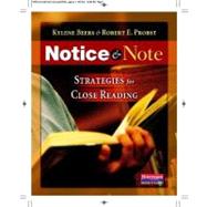 Notice & Note by Beers, Kylene; Probst, Robert E., 9780325046938