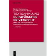 Textsammlung Europ�isches Privatrecht by Stefan Grundmann, Karl Riesenhuber, 9783112216941
