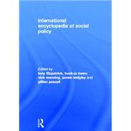 International Encyclopedia of Social Policy by Fitzpatrick; Tony, 9780415576949