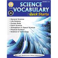 Science Vocabulary Quick Starts, Grades 4-8+ by Armstrong, Linda; Dieterich, Mary, 9781622236954
