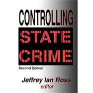 Controlling State Crime by Marcet,Jane, 9780765806956
