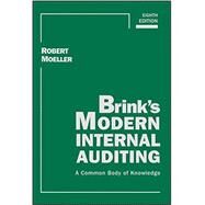 Brink's Modern Internal Auditing A Common Body of Knowledge by Moeller, Robert R., 9781119016984