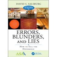 Errors, Blunders, and Lies: How to Tell the Difference by Salsburg; David S., 9781138726987