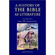 A History of the Bible as Literature by David Norton, 9780521617000