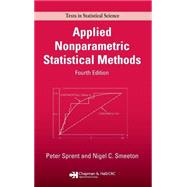 Applied Nonparametric Statistical Methods, Fourth Edition by Sprent; Peter, 9781584887010