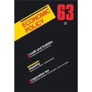 Economic Policy 63 by De Menil, Georges; Portes, Richard; Sinn, Hans-Werner; Jappelli, Tullio; Lane, Philip; Martin, Philippe; Van Ours, Jan, 9781405197014