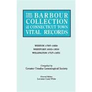 The Barbour Collection of Connecticut Town Vital Records by White, Lorraine Cook, 9780806317021