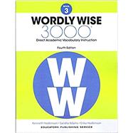 Wordly Wise, Book 3 w/ Quizlet by Hodkinson, Kenneth; Adams, Sandra; Hodkinson, Erika, 9780838877029