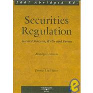 Securities Regulation : Selected Statutes, Rules and Forms by Hazen, Thomas Lee, 9780314177032