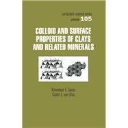 Colloid and Surface Properties of Clays and Related Minerals by Giese, Rossman F.; Van Oss, Carel J., 9780367447038