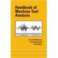 Handbook of Machine Tool Analysis by Marinescu; Ioan D., 9780824707040