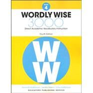 Wordly Wise 3000, Student Book 4 w/Quizlet - Item #: 1585193 by Hodkinson, Adams, 9780838877043