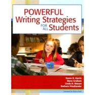 Powerful Writing Strategies for All Students by Harris, Karen R., 9781557667052