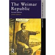 The Weimar Republic by Hiden,John, 9780582287068