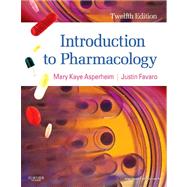 Introduction to Pharmacology by Asperheim, Mary Kaye, M.D.; Favaro, Justin P., M.D., Ph.D., 9781437717068
