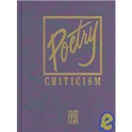 Poetry Criticism by Lee, Michelle, 9780787687069